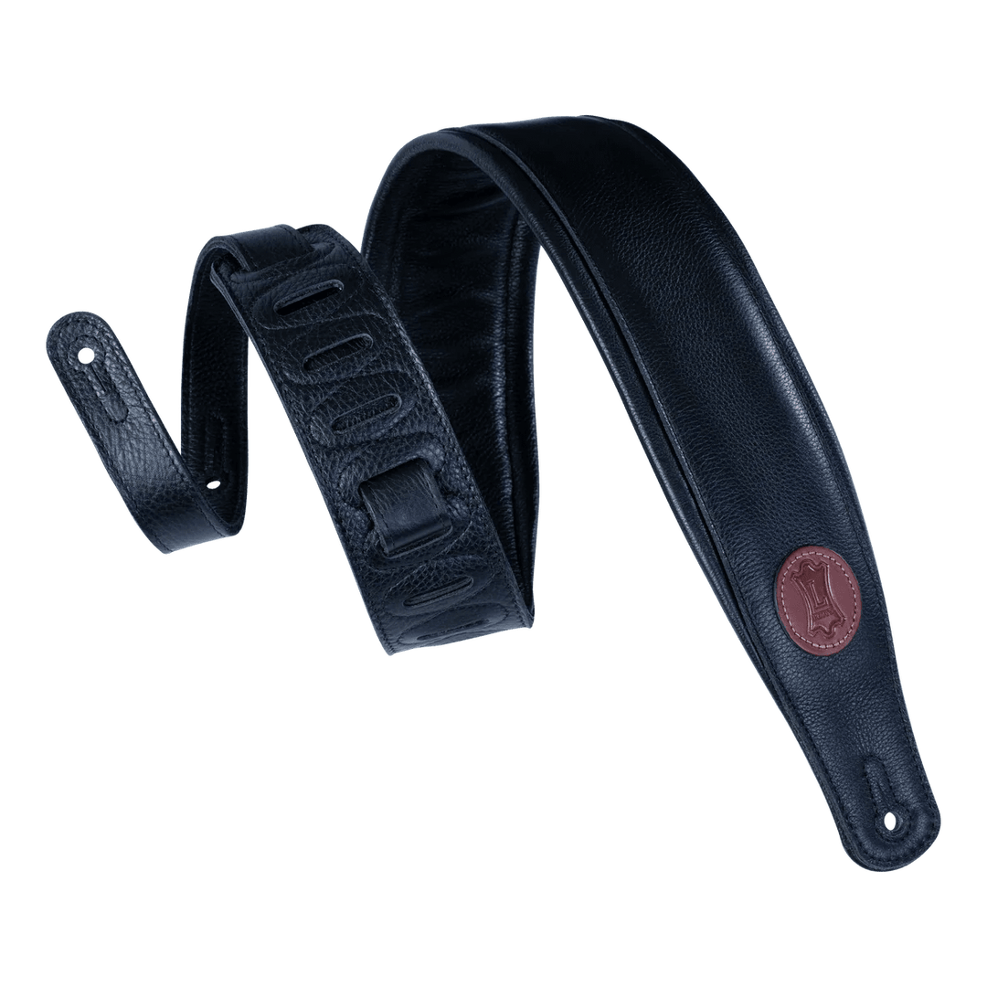 Levy's Signature Legacy Series 3" Guitar Strap, Black by Levy's Leathers
