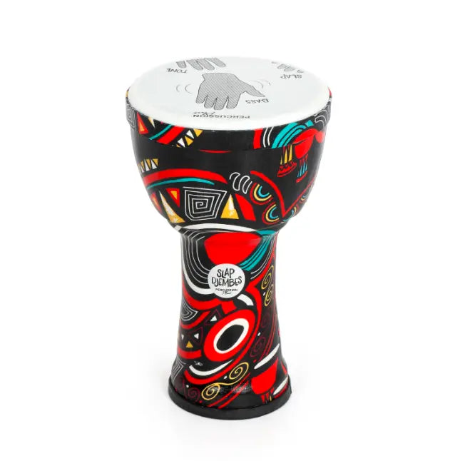 Percussion Plus 12'' Pretuned Slap Djembe - Carnival