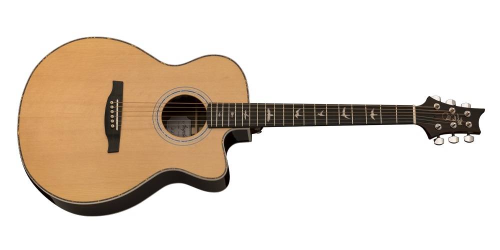 PRS SE A40E Angelus Cutaway Acoustic Guitar, Natural – Faders 