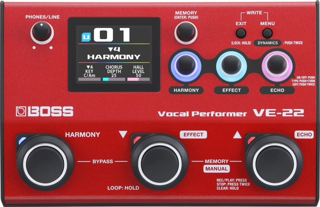 Boss VE-22 Vocal Processor