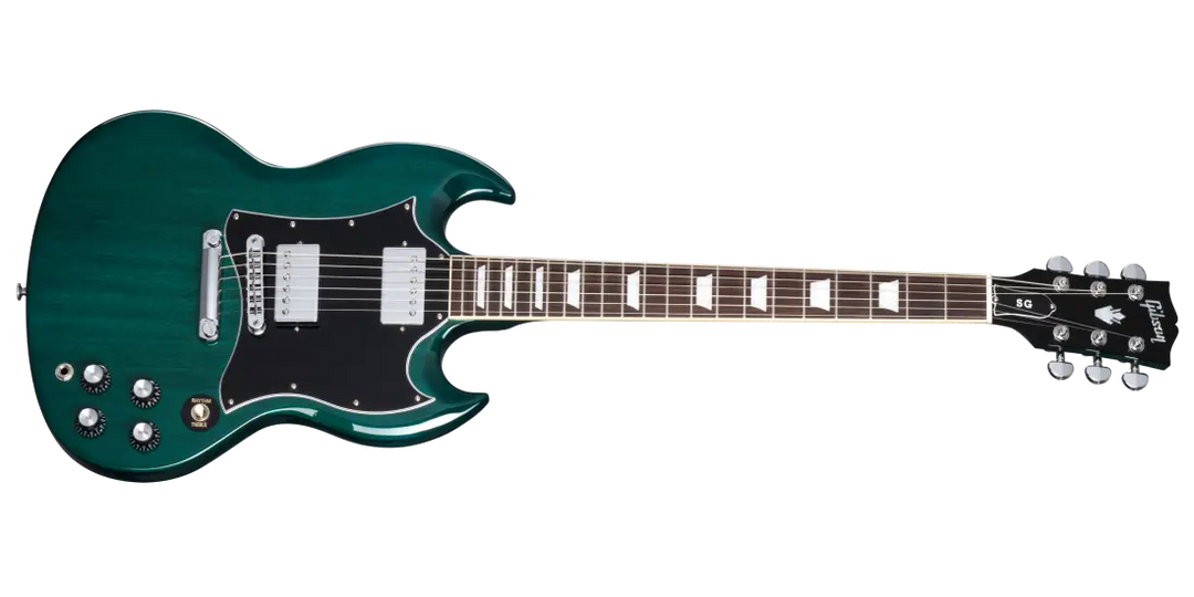 Gibson SG Standard Electric Guitar with Softshell Case - Translucent Teal