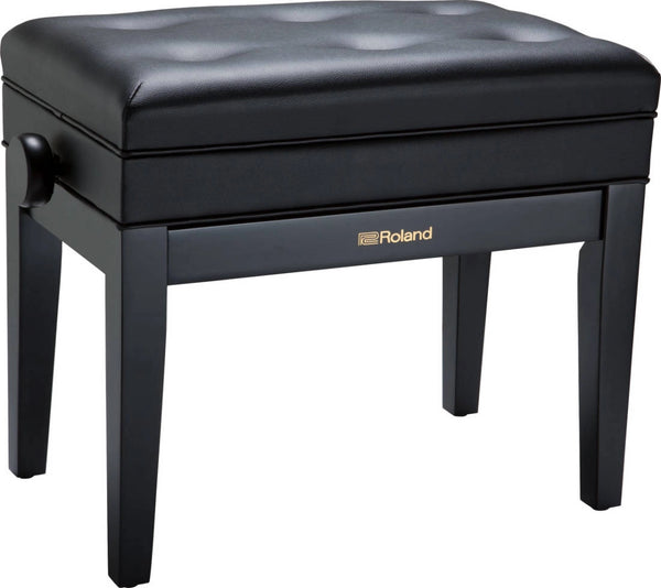 Roland RPB-400BK Adjustable Piano Bench with Storage - Black