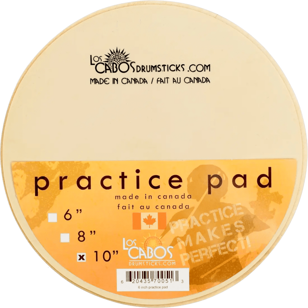 Los Cabos Drumsticks Practice Pad - 10'' by Los Cabos