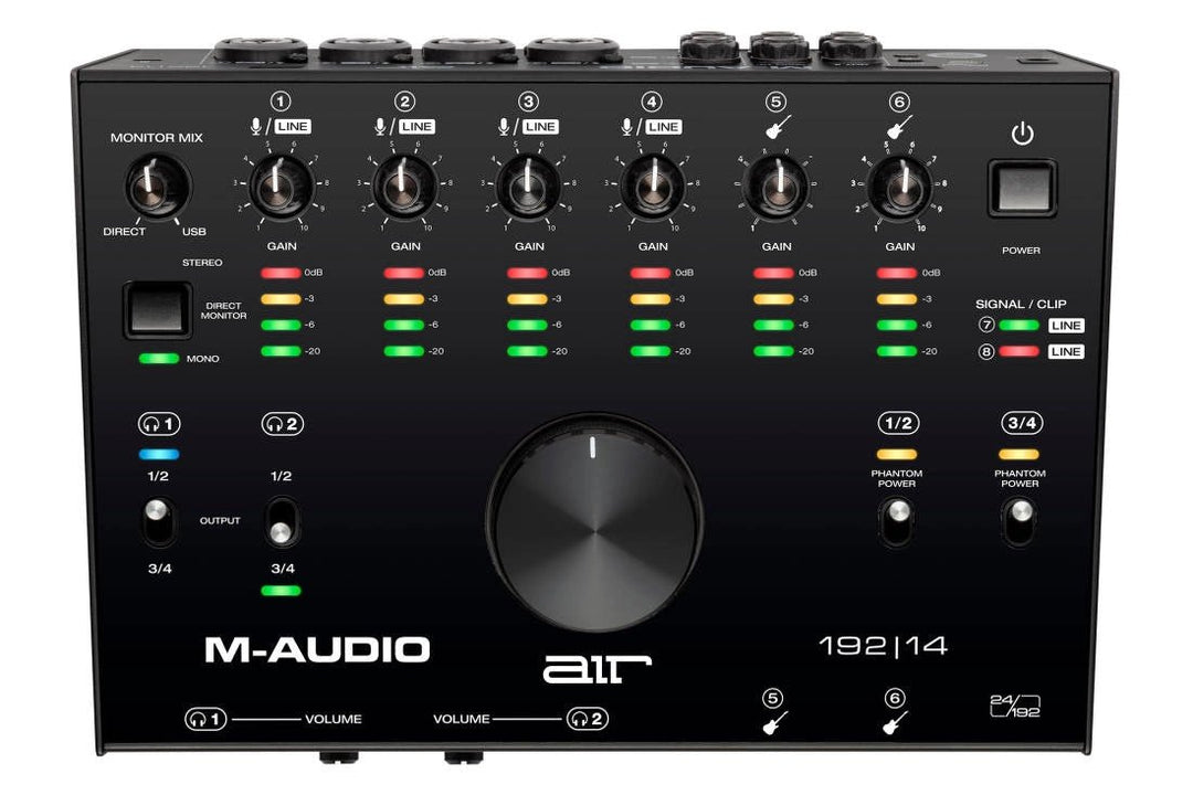 M - Audio AIR 192|14 8 - In/4 - Out 24/192 USB Audio Interface by inMusic