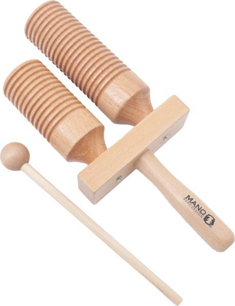 Mano Percussion Agogo Block With Beater by Mano Percussion