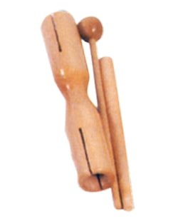 Mano Percussion Double Tone Block with Beater - Small by Coast Music