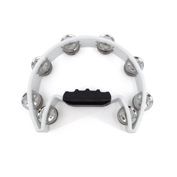 Mano Percussion MP-TC-WH Cutaway Tambourine White by Mano Percussion