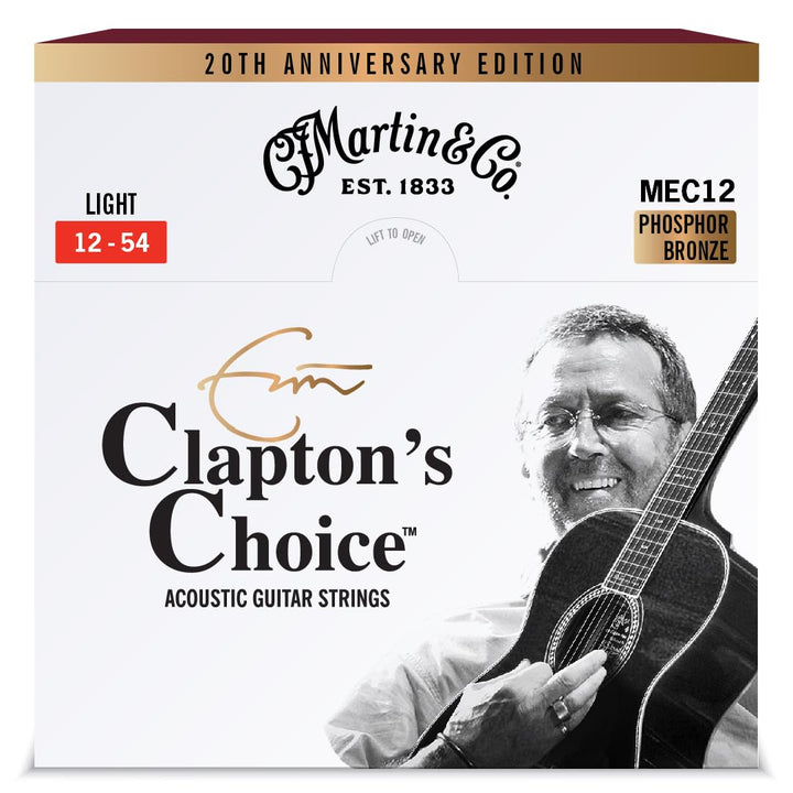 Martin & Co. Eric Clapton's Choice 20th Anniversary Phosphor Bronze Acoustic Guitar Strings by Martin Guitar Co.