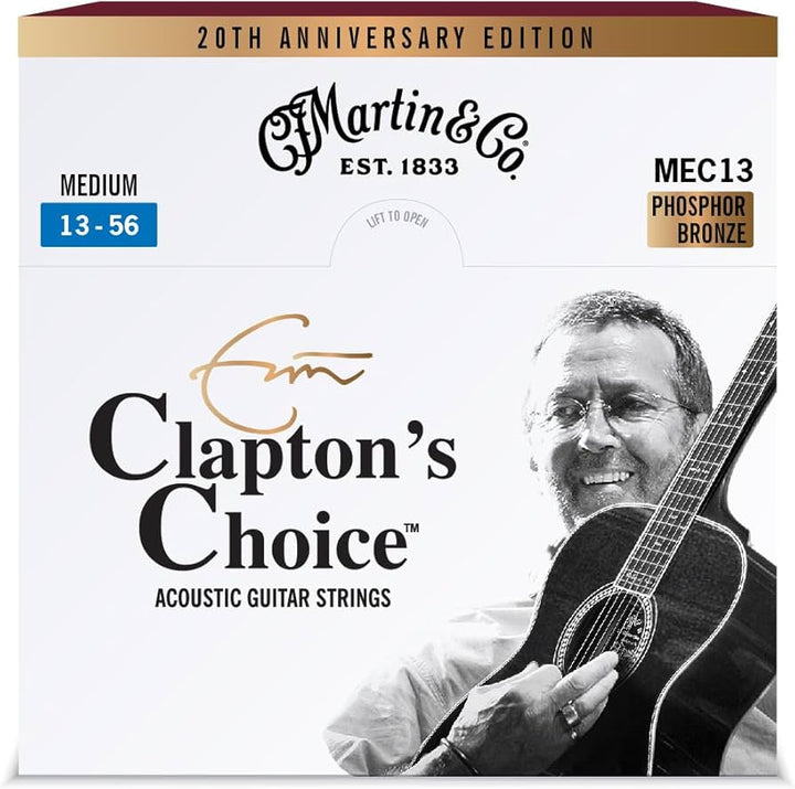 Martin & Co. Eric Clapton's Choice 20th Anniversary Phosphor Bronze Acoustic Guitar Strings by Martin Guitar Co.
