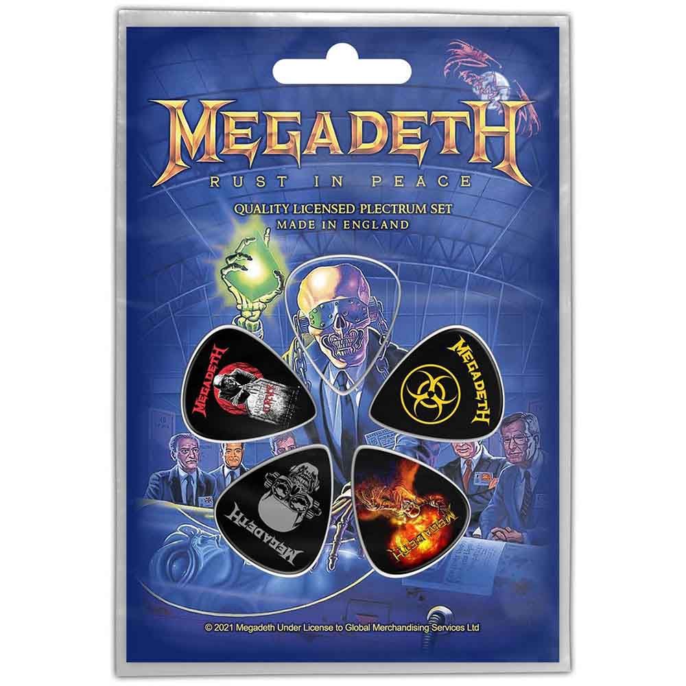 MEGADETH PLECTRUM PACK RUST IN PEACE by Rock Off Trade