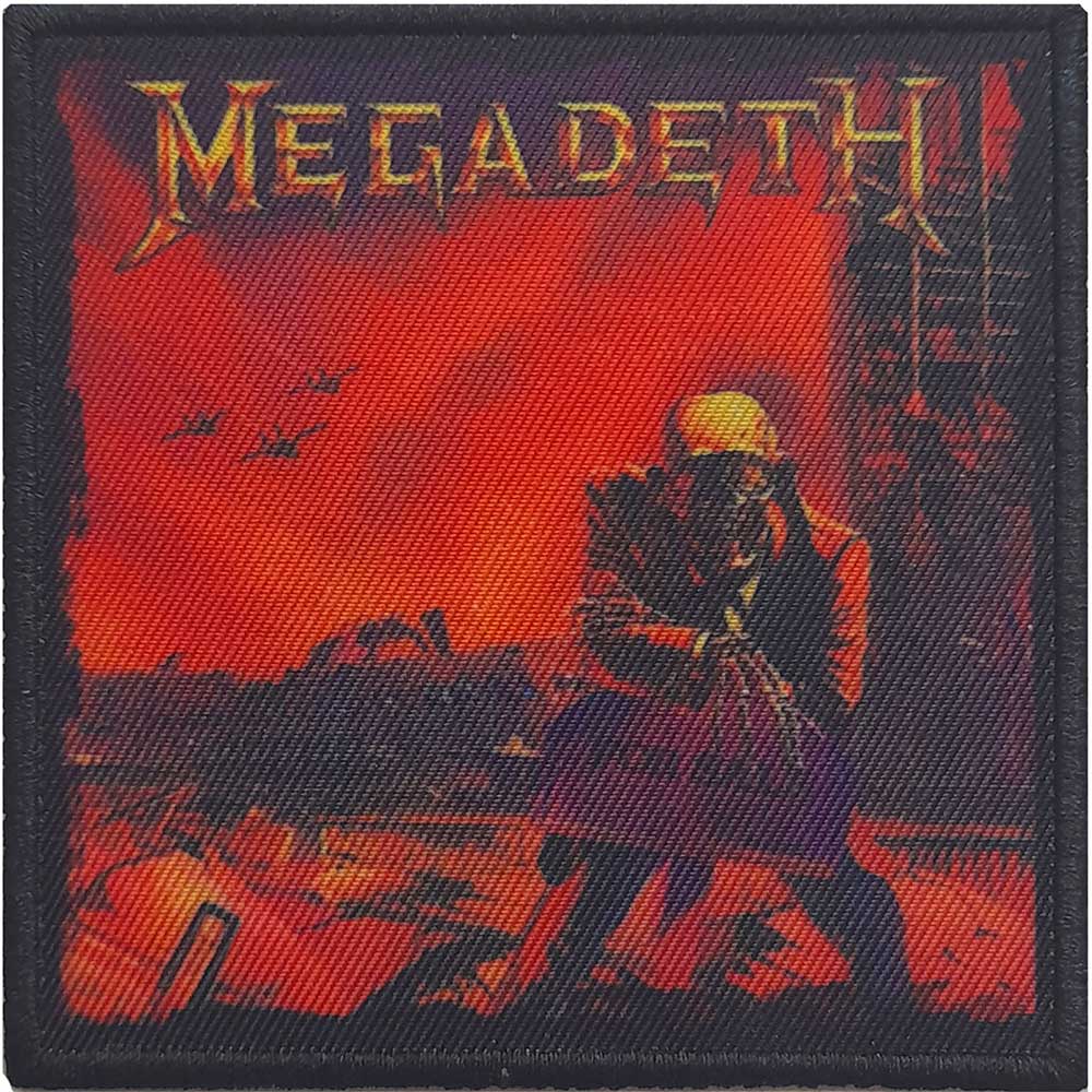 MEGADETH STANDARD PRINTED PATCH: PEACE SELLS by Rock Off Trade
