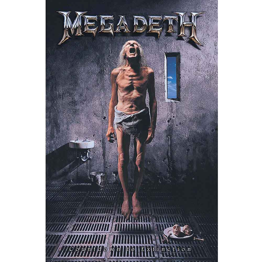 Megadeth Textile Poster Countdown to Extinction by Rock Off Trade