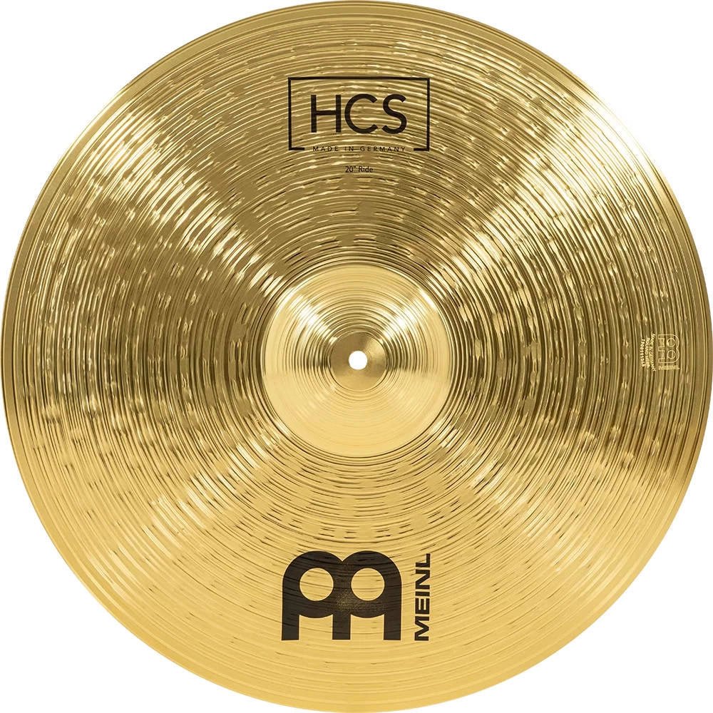 Meinl HCS Complete Cymbal Pack - 14'' HiHats, 16'' Crash, 20'' Ride by Hoshino