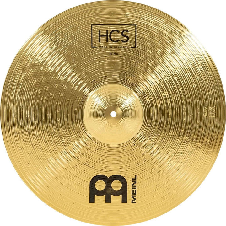 Meinl HCS Complete Cymbal Pack - 14'' HiHats, 16'' Crash, 20'' Ride by Hoshino