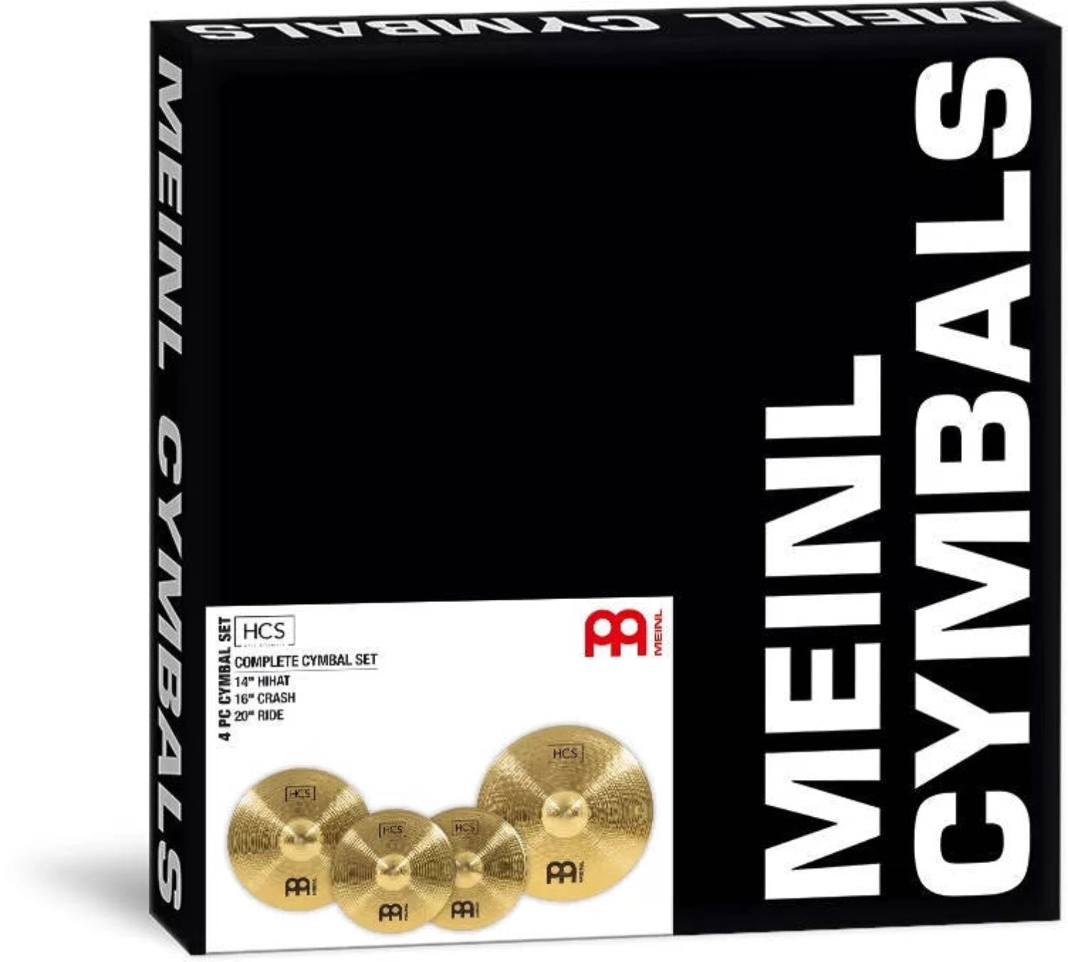 Meinl HCS Complete Cymbal Pack - 14'' HiHats, 16'' Crash, 20'' Ride by Hoshino