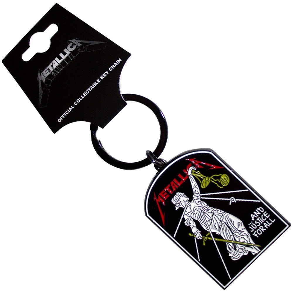 Metallica Keychain And Justice For All Tombstone by Rock Off Trade