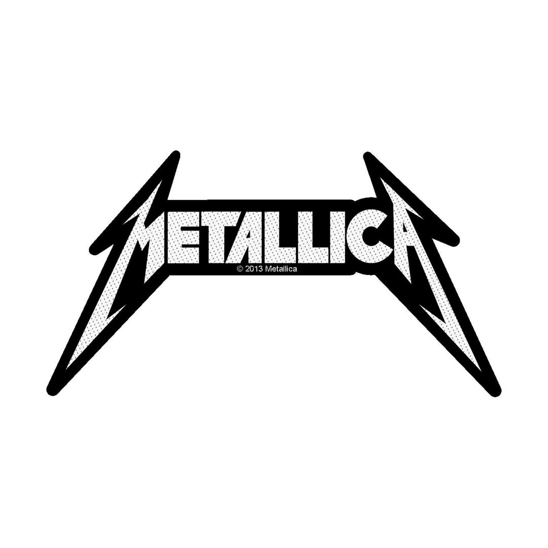 METALLICA STANDARD PATCH: SHAPED LOGO (LOOSE) by Rock Off Trade