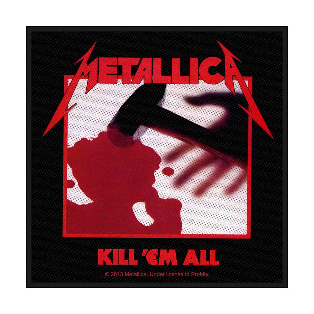 METALLICA STANDARD WOVEN PATCH: KILL 'EM ALL by Rock Off Trade