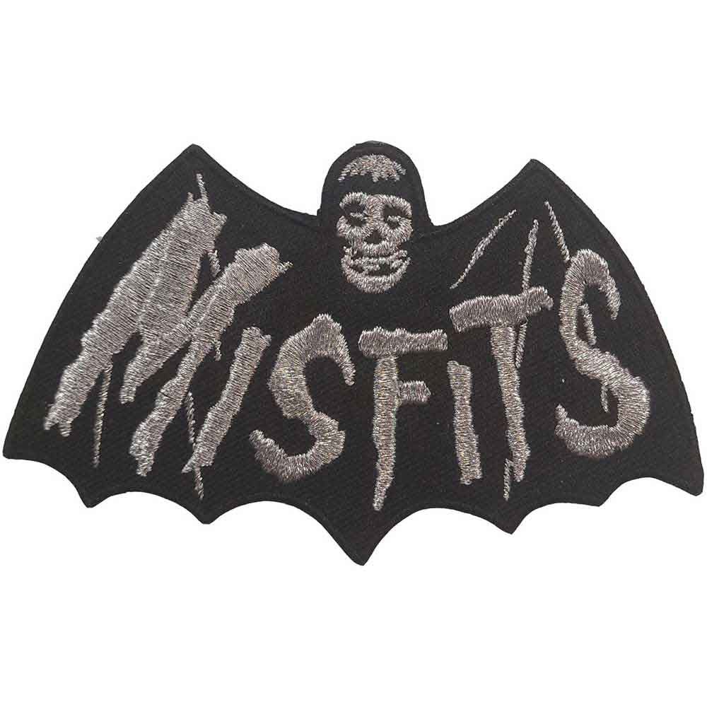 Misfits Standard Patch: Bat Logo by Rock Off Trade