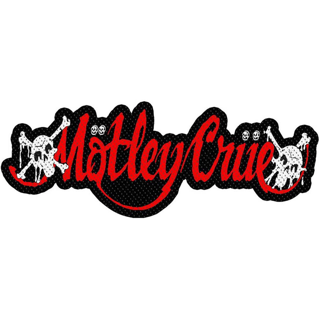 Motley Crue Standard Patch: Dr Feelgood Logo Cut Out by Rock Off Trade
