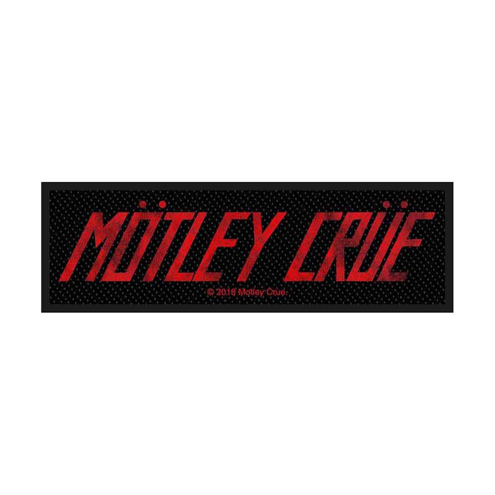 Motley Crue Woven Patch Logo (Standard) by Rock Off Trade