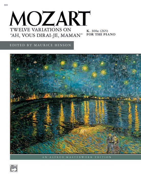 Mozart "Ah, vous dirai - je, Maman," K. 265, 12 Variations on by Alfred Publishing