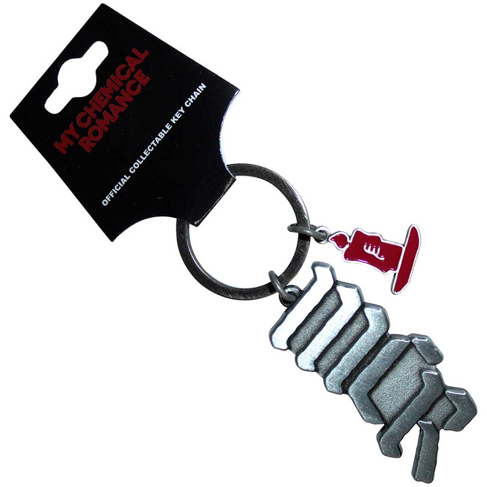 My Chemical Romance Keychain MCR Logo Candle Charm by Rock Off Trade