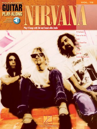 Nirvana Guitar Play - Along Volume 78 by Hal Leonard