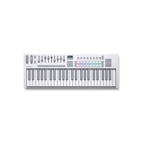 Novation 4th Gen 49 - Key MIDI Keyboard, White by Erikson Audio