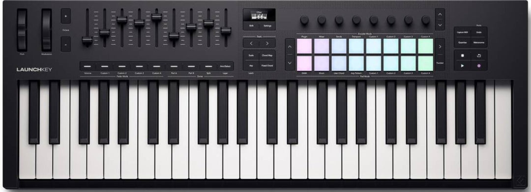 Novation Launchkey 4th Gen 49 - Key MIDI Keyboard, Black by Erikson Audio