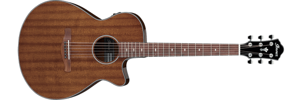 Ibanez AEG62 Acoustic Electric Guitar, Natural Mahogany High Gloss