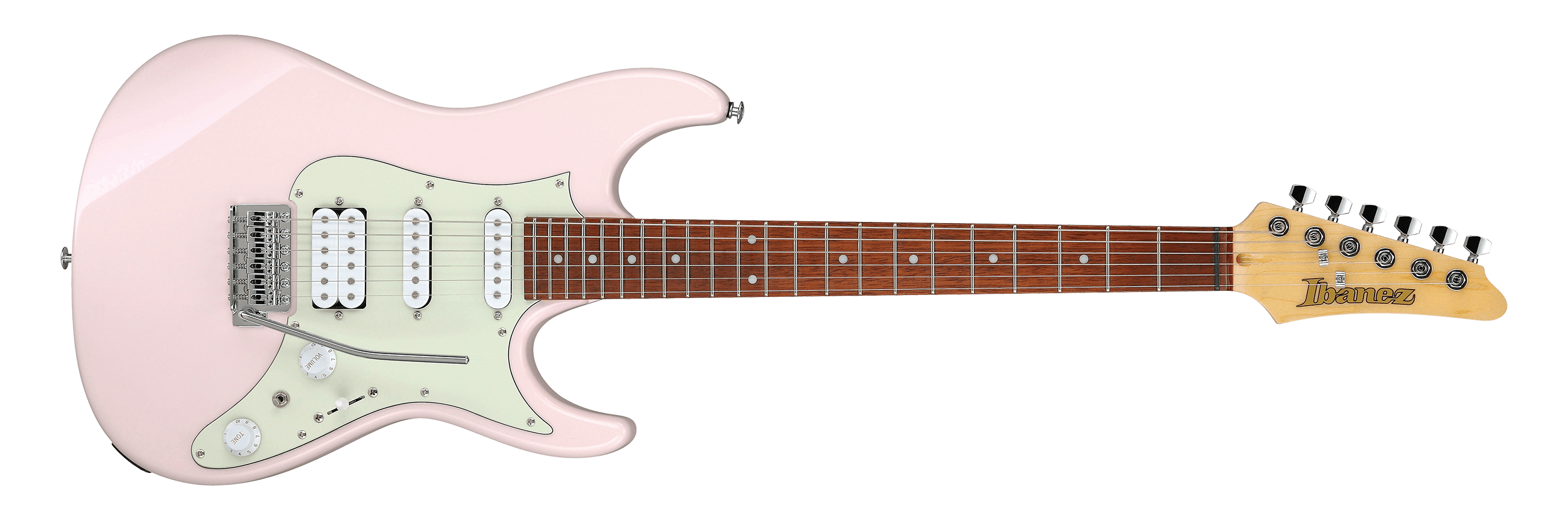 Ibanez AZES Standard Electric Guitar, Pastel Pink