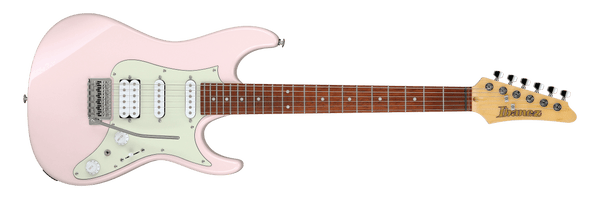 Ibanez AZES Standard Electric Guitar, Pastel Pink