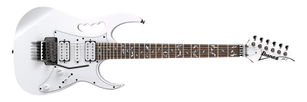 Ibanez JEMJRWH Steve Vai Signature Series Electric Guitar with Quantum Pickups, White