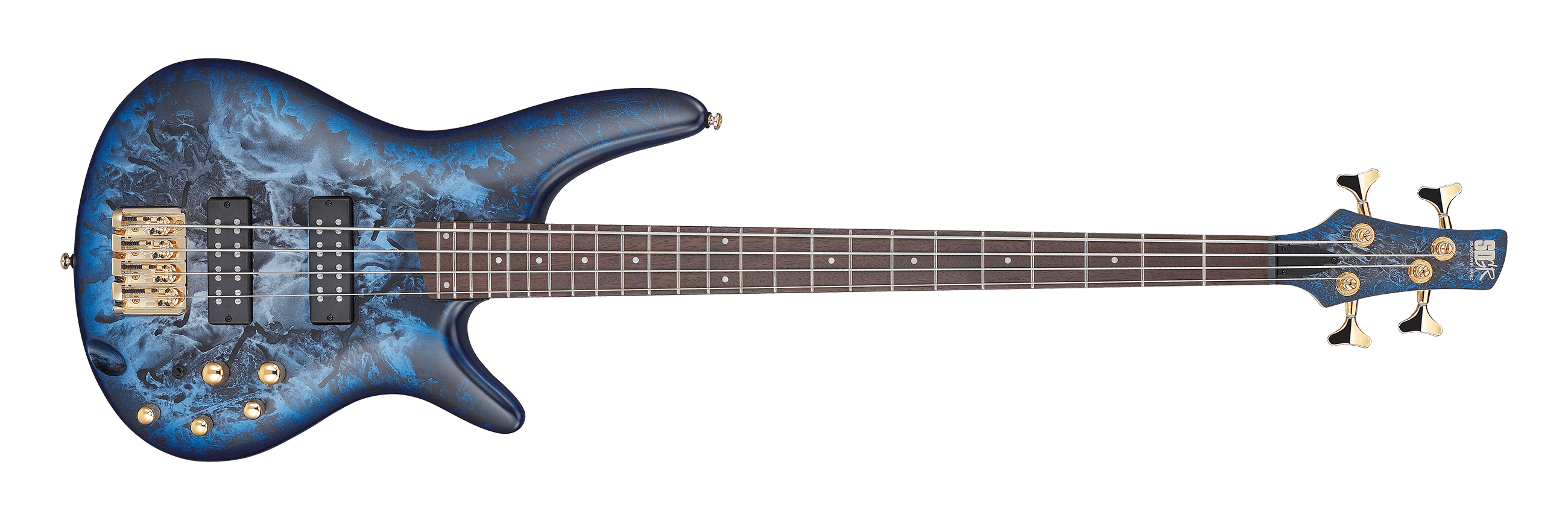 Ibanez SR300EDX Bass Guitar, Cosmic Blue Frozen Matte