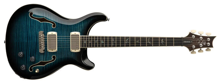 Paul Reed Smith PRS SE Hollowbody II Piezo Electric - Acoustic Hybrid Guitar with Gigbag - Peacock Blue Smokeburst by PRS