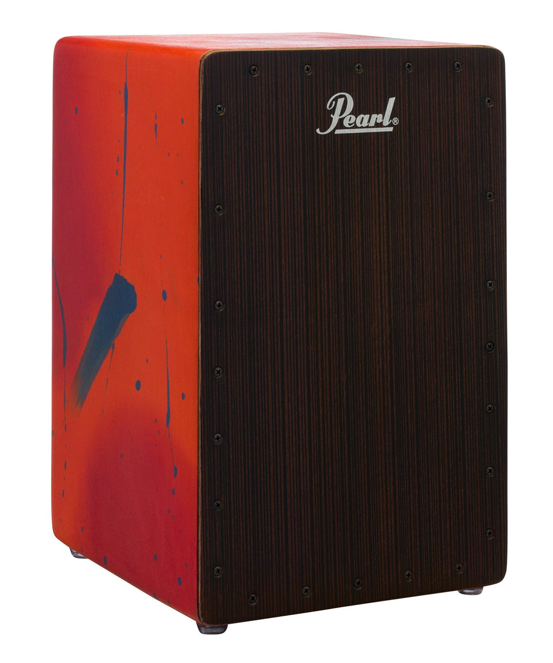 Pearl Primero Series Cajon, Abstract Red by Erikson Music