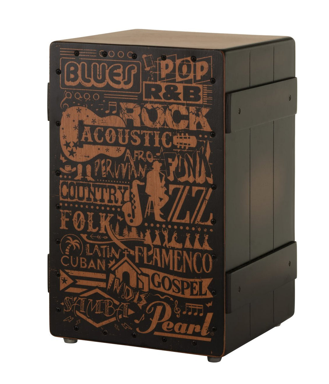 Pearl Primero Series Cajon, Music Genre Graphic by Erikson Music