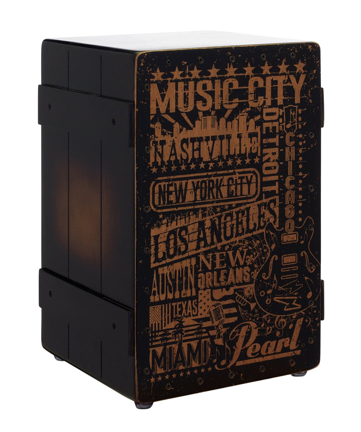 Pearl Primero Series Cajon, Music Town USA by Erikson Music