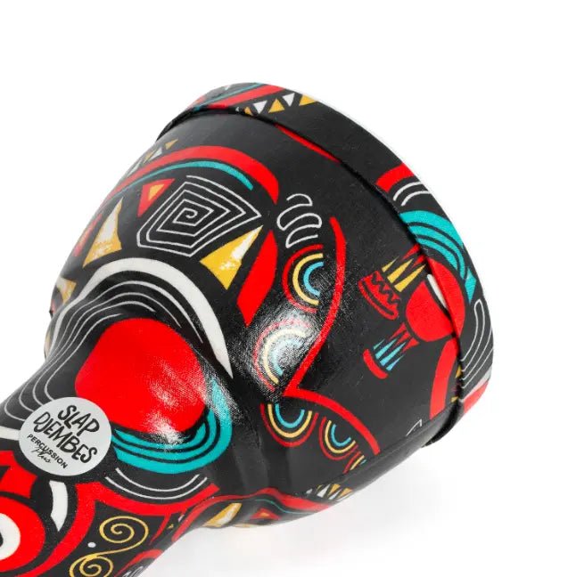 Percussion Plus 12'' Pretuned Slap Djembe - Carnival by Percussion Plus