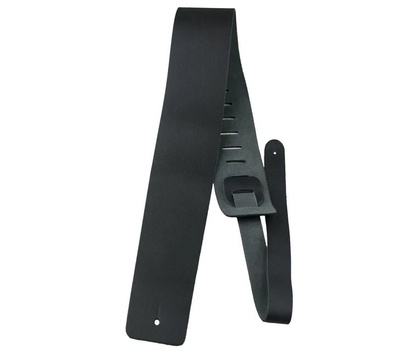 Perri's Black Basic Leather Guitar Strap 3.5" by Perri's Leathers