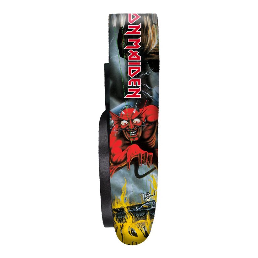 Perri's Iron Maiden Number of the Beast Printed Leather Guitar Strap by Perri's Leathers