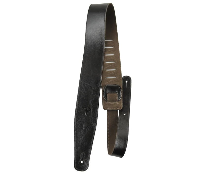 Perri's The Africa Collection Guitar Strap - Black by Perri's Leathers