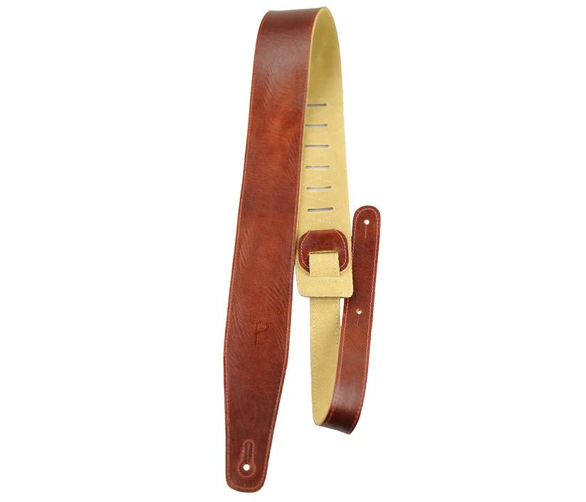 Perri's The Africa Collection Guitar Strap - Rust by Perri's Leathers