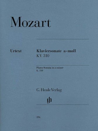 Piano Sonata in A minor K310 (300d) by Hal Leonard