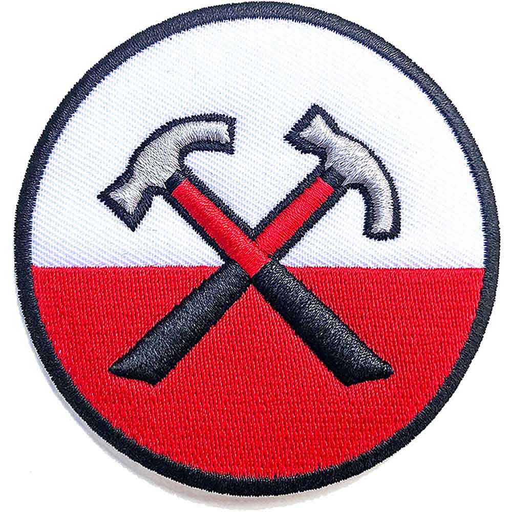 Pink Floyd Woven Patch The Wall 3D Hammers Circle (Standard) by Rock Off Trade