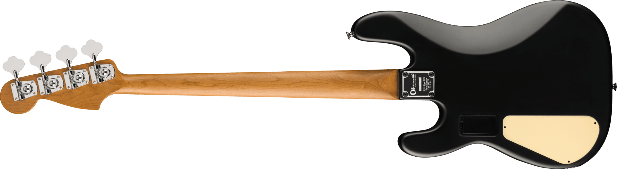 Pro - Mod San Dimas® Bass PJ IV, Caramelized Maple Fingerboard, Satin Black by FMIC
