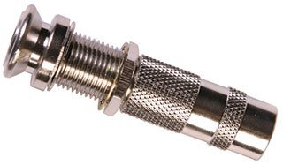 Profile End Pin Jack With Metal Cover by Coast Music