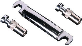 Profile Stud Guitar Tailpiece Chrome by Coast Music
