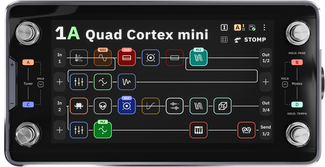 Quad Cortex Mini Modeling and Effects Processor by Erikson Music